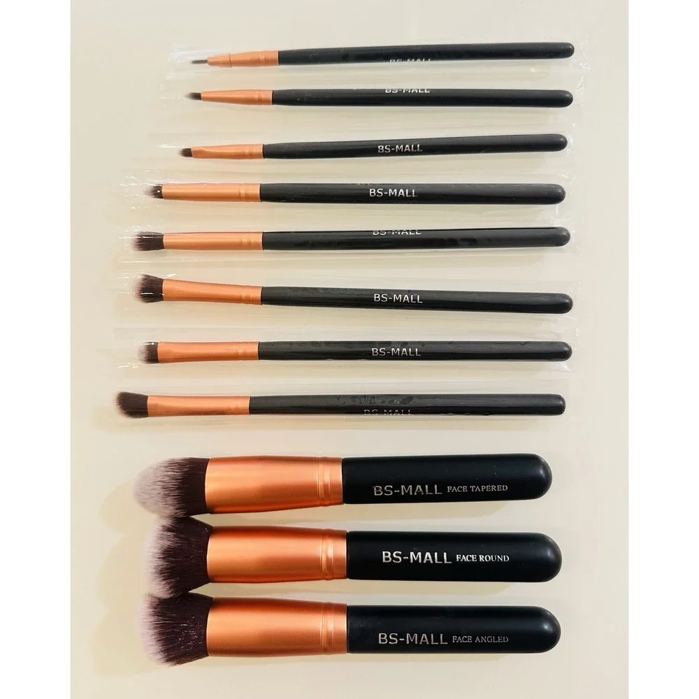 BS-MALL 11 Pcs Makeup Brushes Premium Synthetic Kabuki Makeup Brush Set